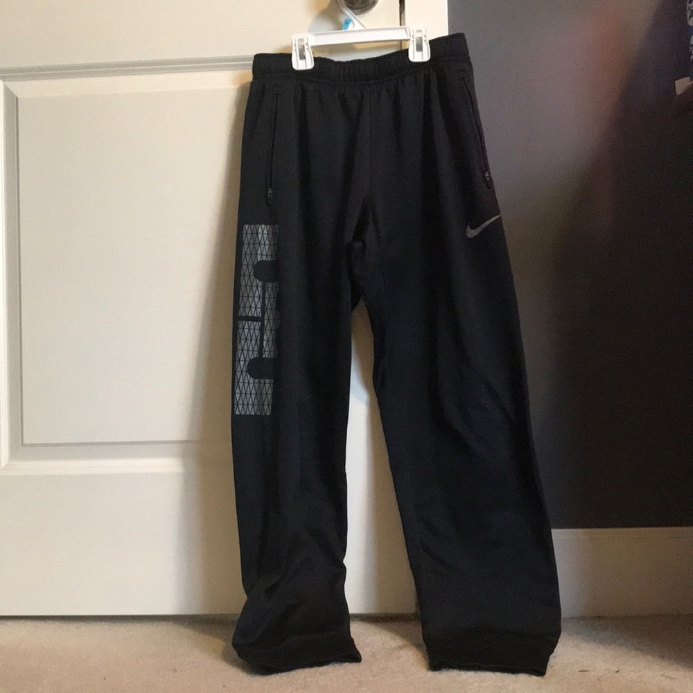 Black Lebron James Nike sweatpants